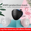 Silicone KN95 Protective Face Mask Unisex 5 layers PM2.5 Replaceable - 1 Pc