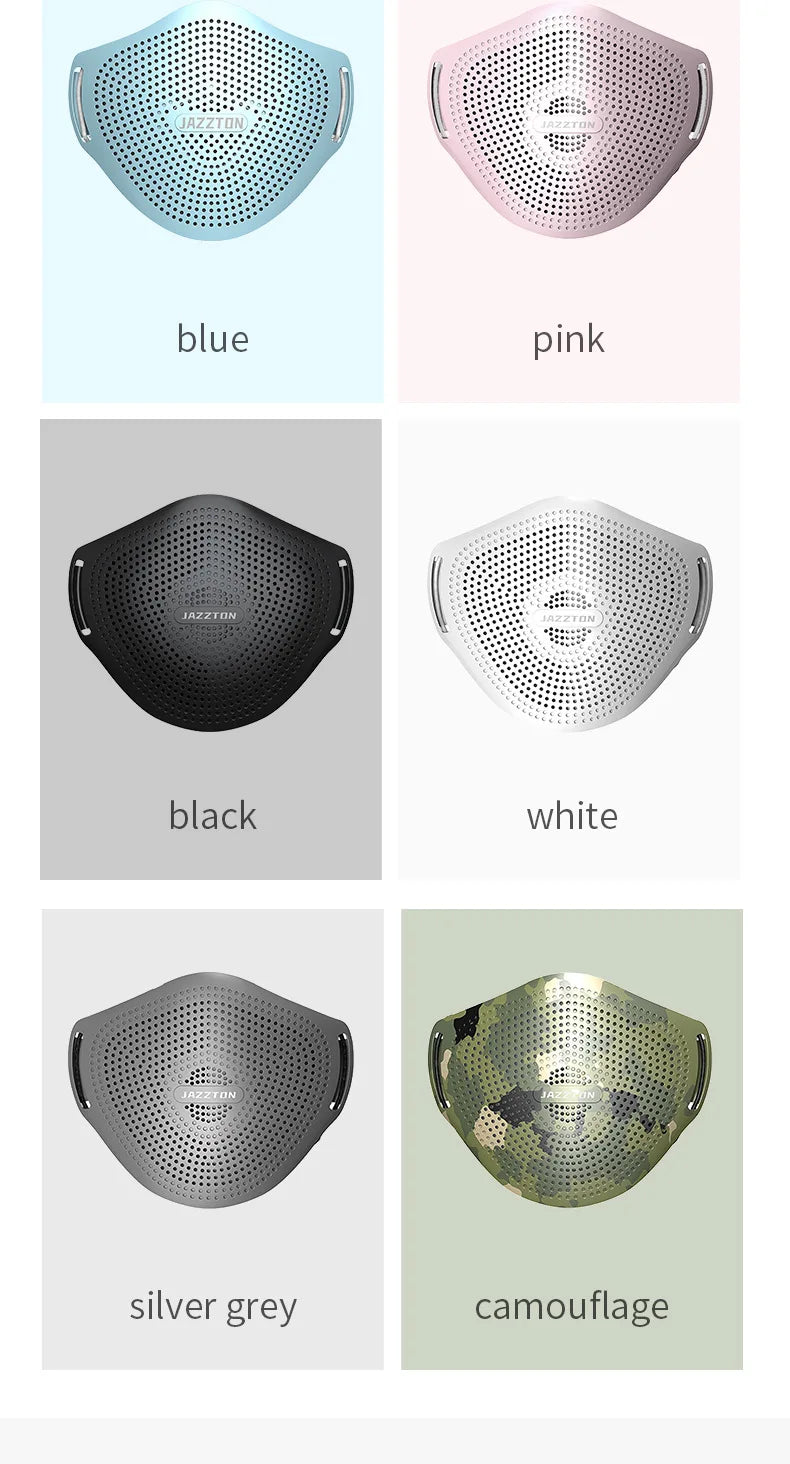 Silicone KN95 Protective Face Mask Unisex 5 layers PM2.5 Replaceable - 1 Pc
