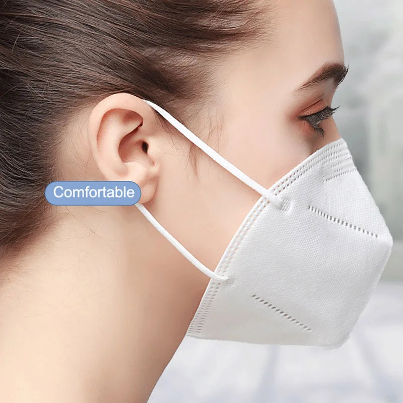 FFP2 KN95 Filter 5 Layers Disposable Face Mask (10/50/100/200 Pcs)
