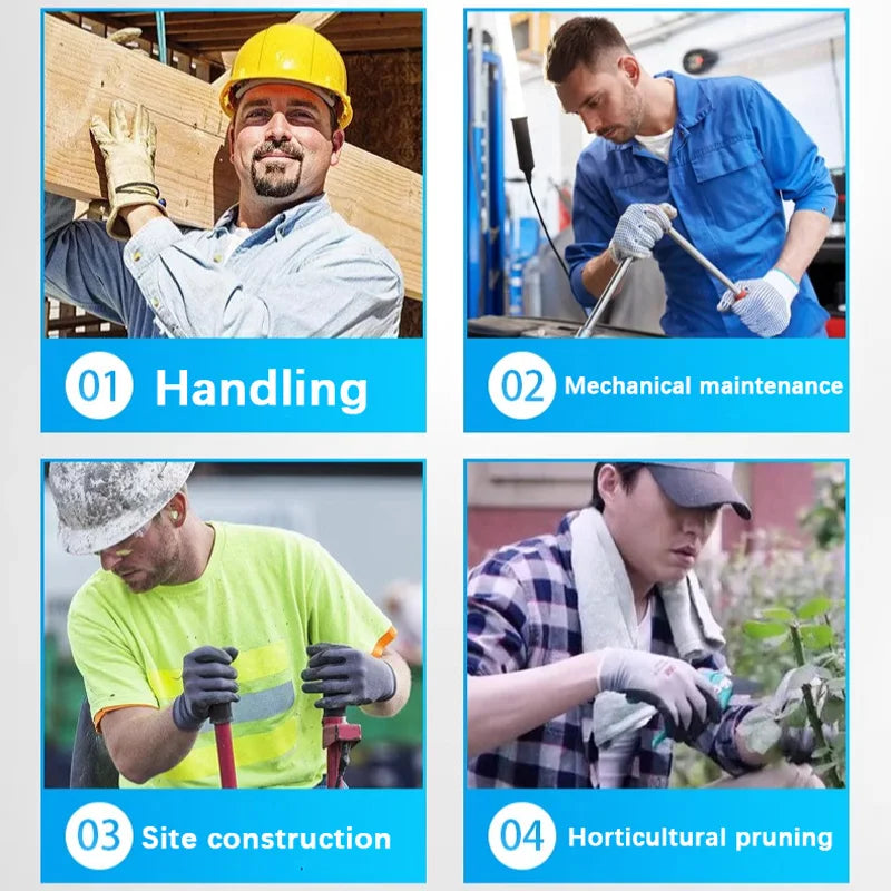 3M Protective Industrial Gloves Wear-resistant, non-slip Work Gloves, Nitrile Coated for Safety Protection