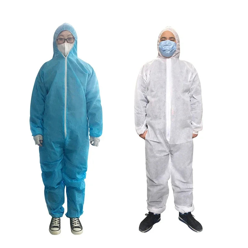 Disposable Breathable Overall Jumpsuit - Dustproof, Water & Oil Resistant, Anti Dust