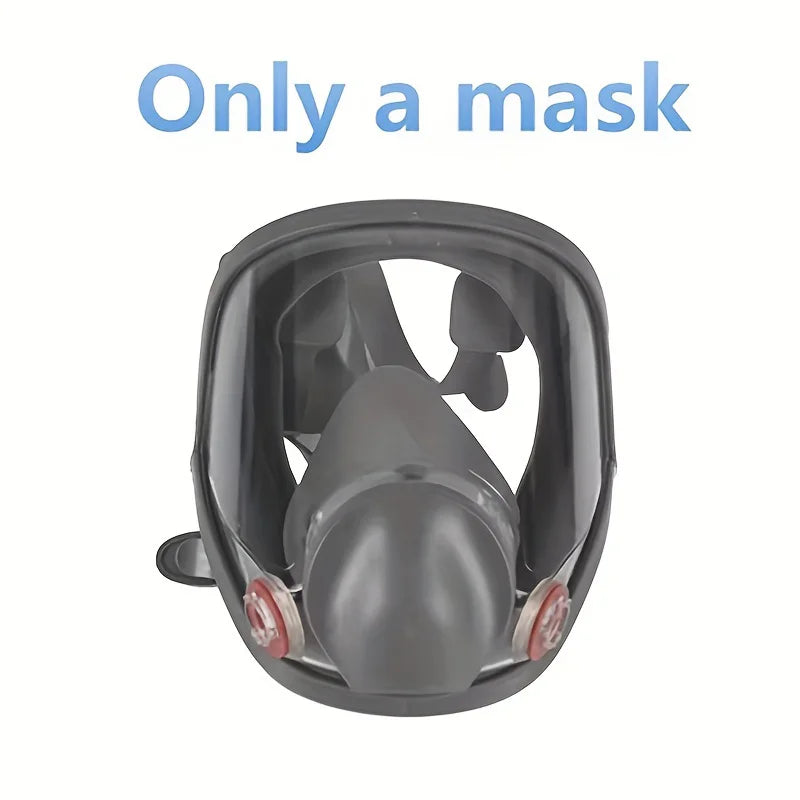 Full Gas Mask 6800: Anti-Fog, Dust Proof & Formaldehyde Protection | Industrial Safety - 1 Pc