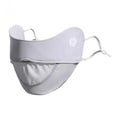Ice Silk UPF50+ Face Mask - Thin Breathable Mesh Summer Outdoor Adjustable Anti-UV Sport Mask - 1 Pc