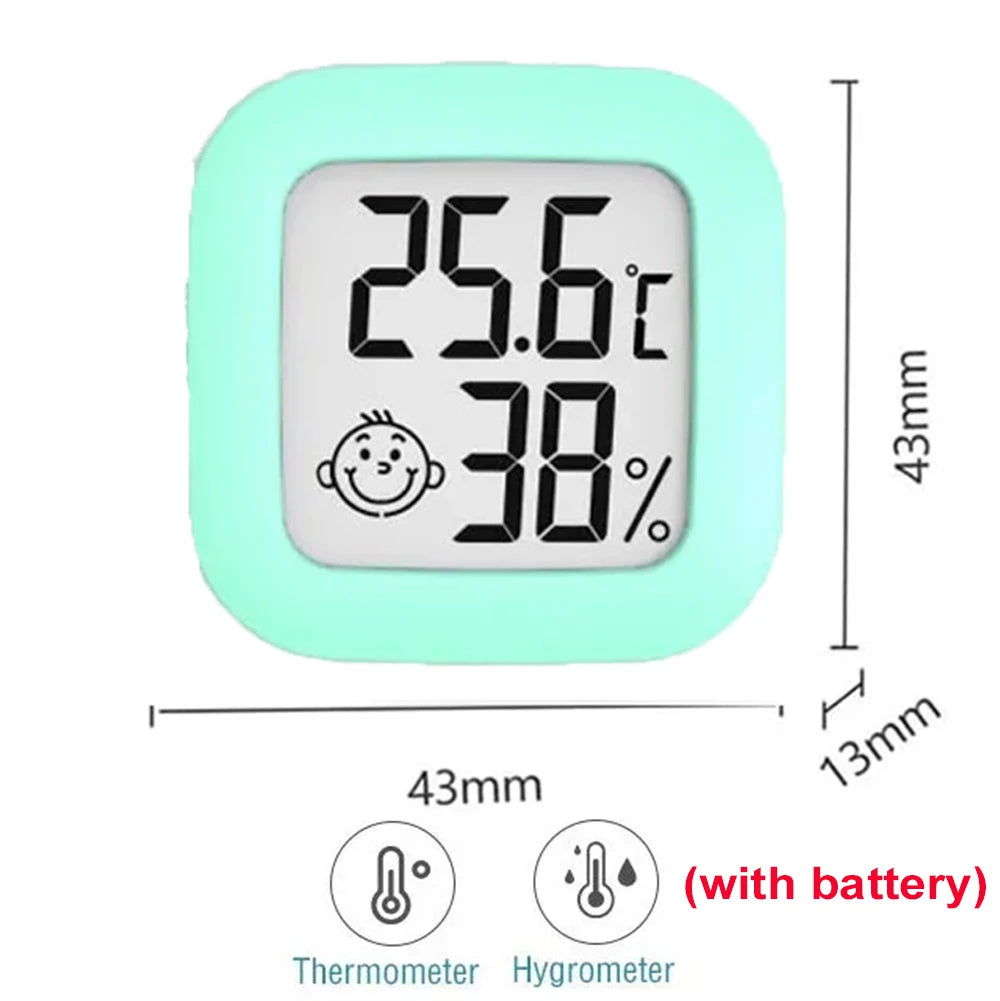 Digital LCD Mini Thermometer Hygrometer for Indoor Room - 1 Pc