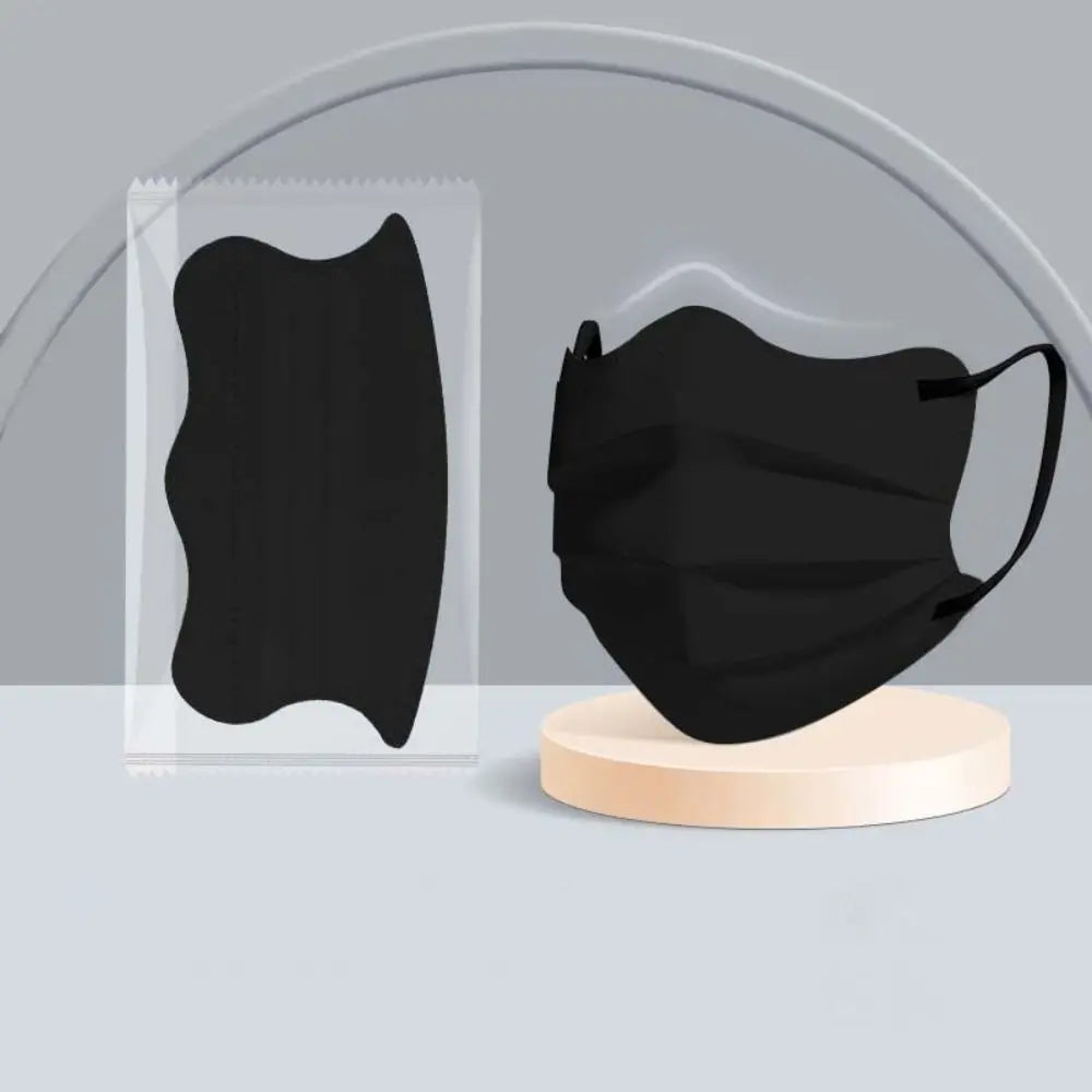 Butterfly Shaped Design Disposable Face Mask Breathable 3 Layers Anti-Dust - 50 Pcs