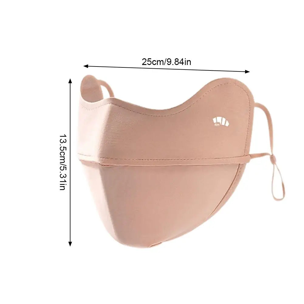 UPF 50+ Sun Protection Face Mask for Women, Cooling Breathable UV Face Cover for Outdoor Sports - 1 Pc