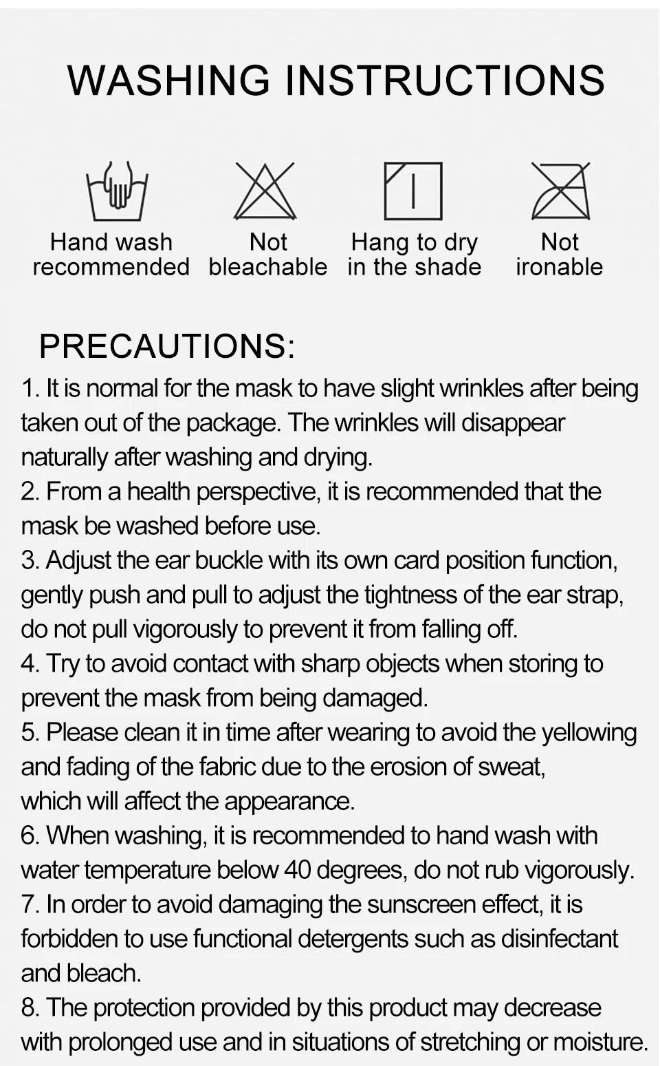 UPF50+ UV Sun Protection Ice Silk Face Mask - Adjustable Breathable Mask for Cycling, Running, Sports, Outdoor - Unisex