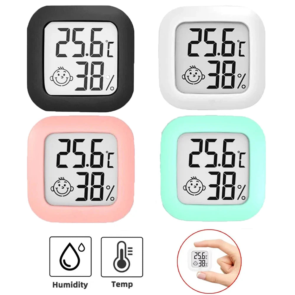 Digital LCD Mini Thermometer Hygrometer for Indoor Room - 1 Pc