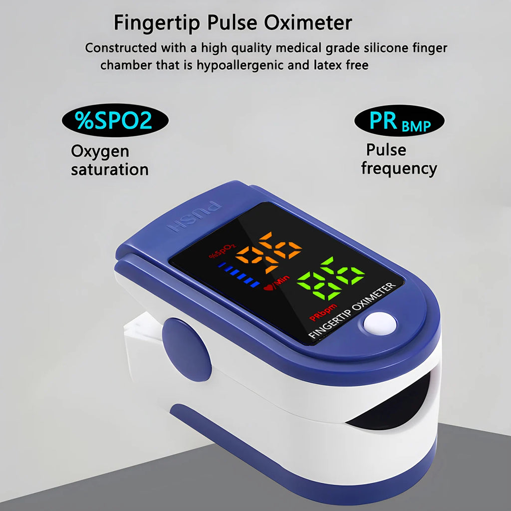 Digital Infrared Thermometer Forehead & Medical Portable Pulse Oximeter