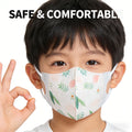KN95 Kid Disposable Face Mask FPP2 Protective Age 3-5 & 6-12 3 Layers - 50-100 Pcs