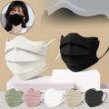 Butterfly Shaped Design Disposable Face Mask Breathable 3 Layers Anti-Dust - 50 Pcs