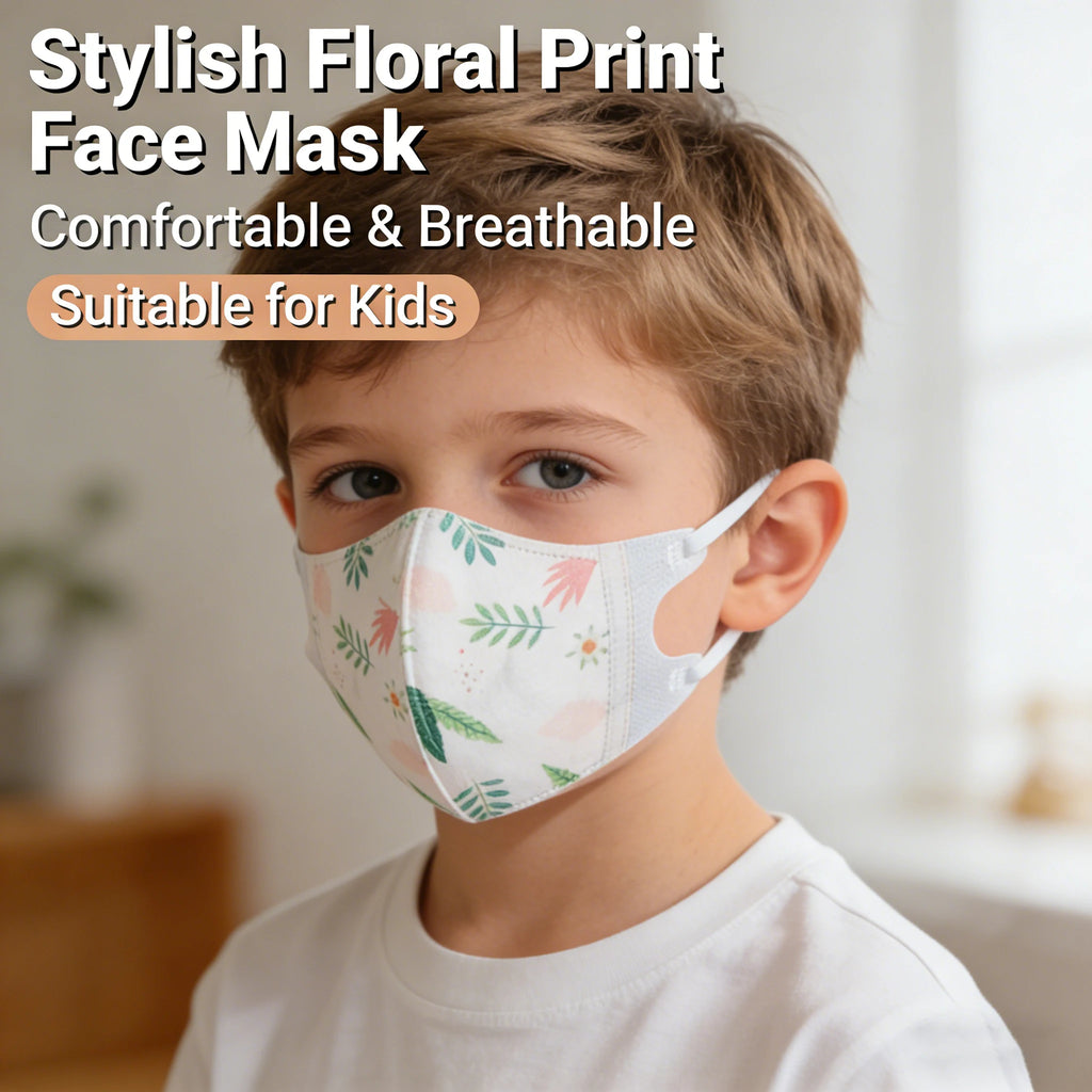 KN95 Kid Disposable Face Mask FPP2 Protective Age 3-5 & 6-12 3 Layers - 50-100 Pcs