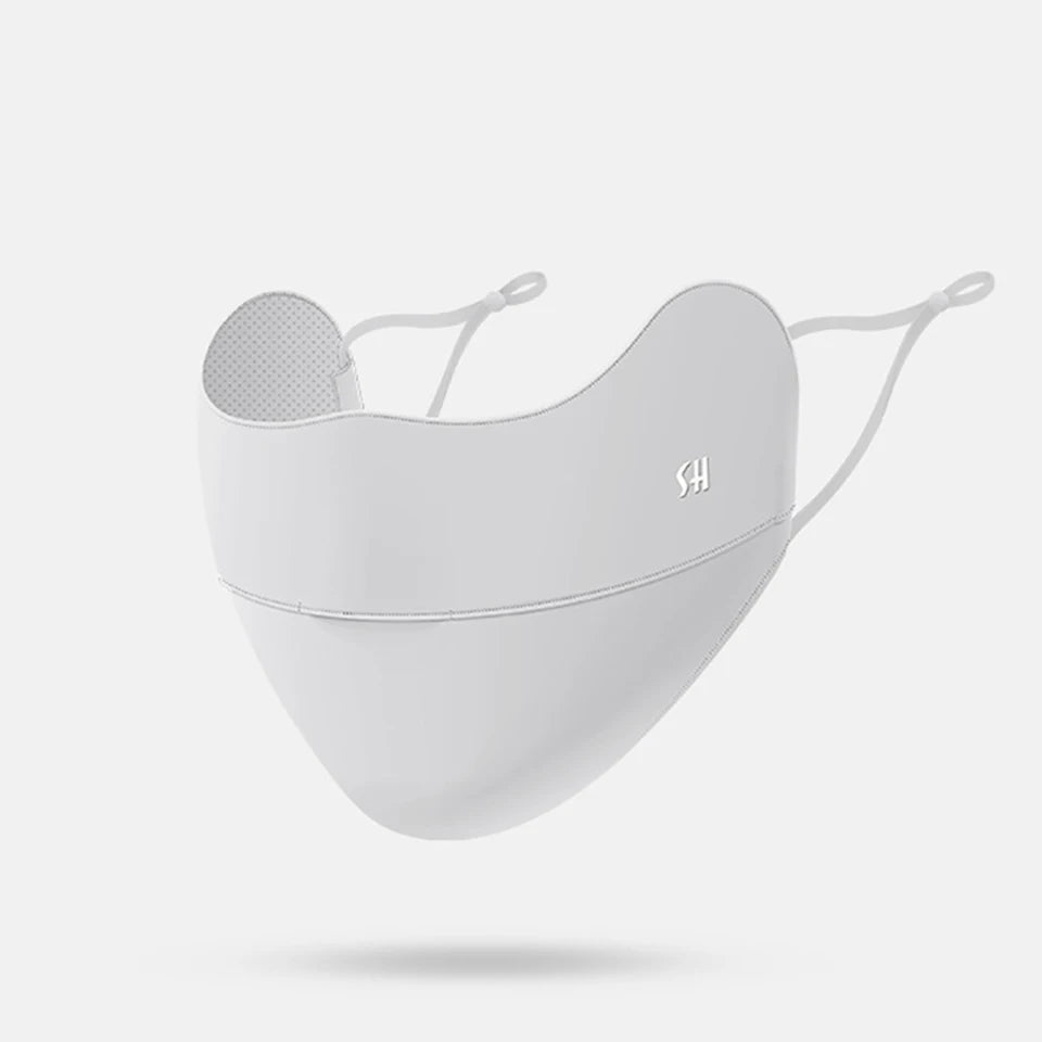 UPF50+ UV Sun Protection Ice Silk Face Mask - Adjustable Breathable Mask for Cycling, Running, Sports, Outdoor - Unisex