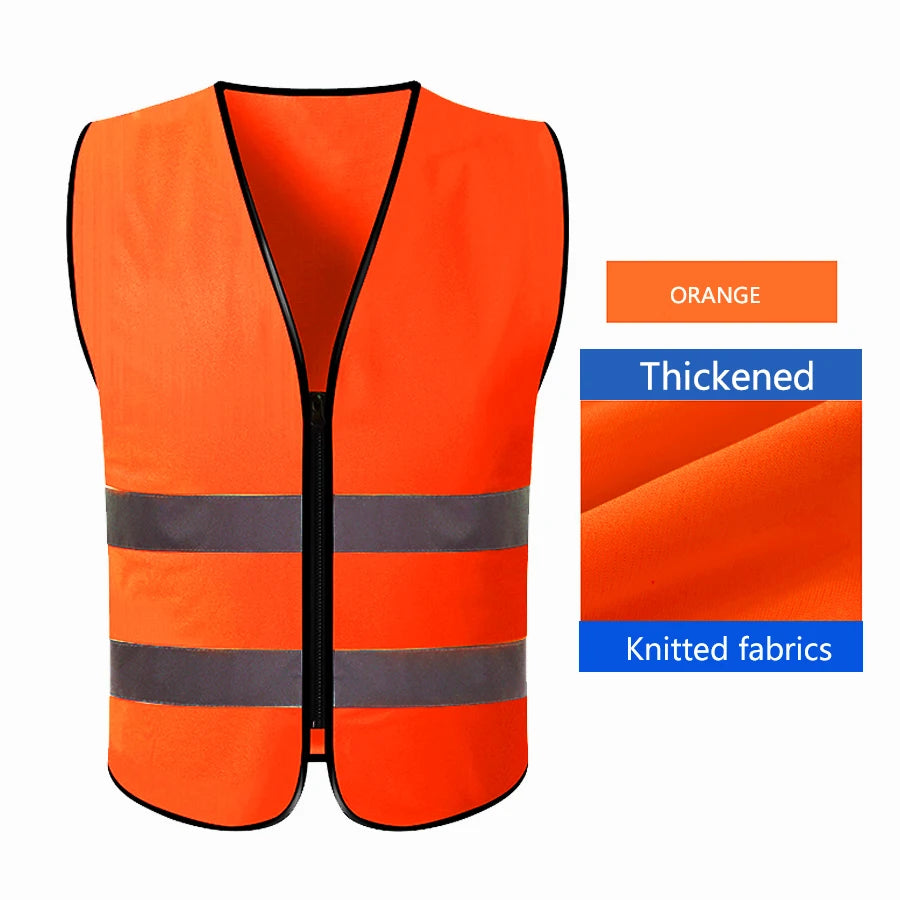 Safety High Visibility Vest Adjustable: Security Vests, Traffic Night, Outdoor