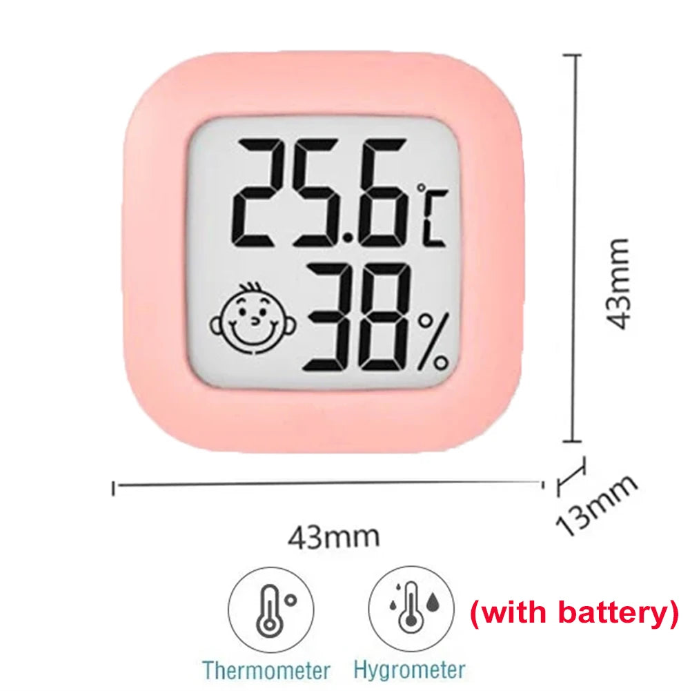Digital LCD Mini Thermometer Hygrometer for Indoor Room - 1 Pc