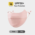 Summer Ice Silk Face Mask UPF50+ UV Sun Protection - Adjustable Breathable Mask For Outdoor / Running / Cycling / Sports - Unisex