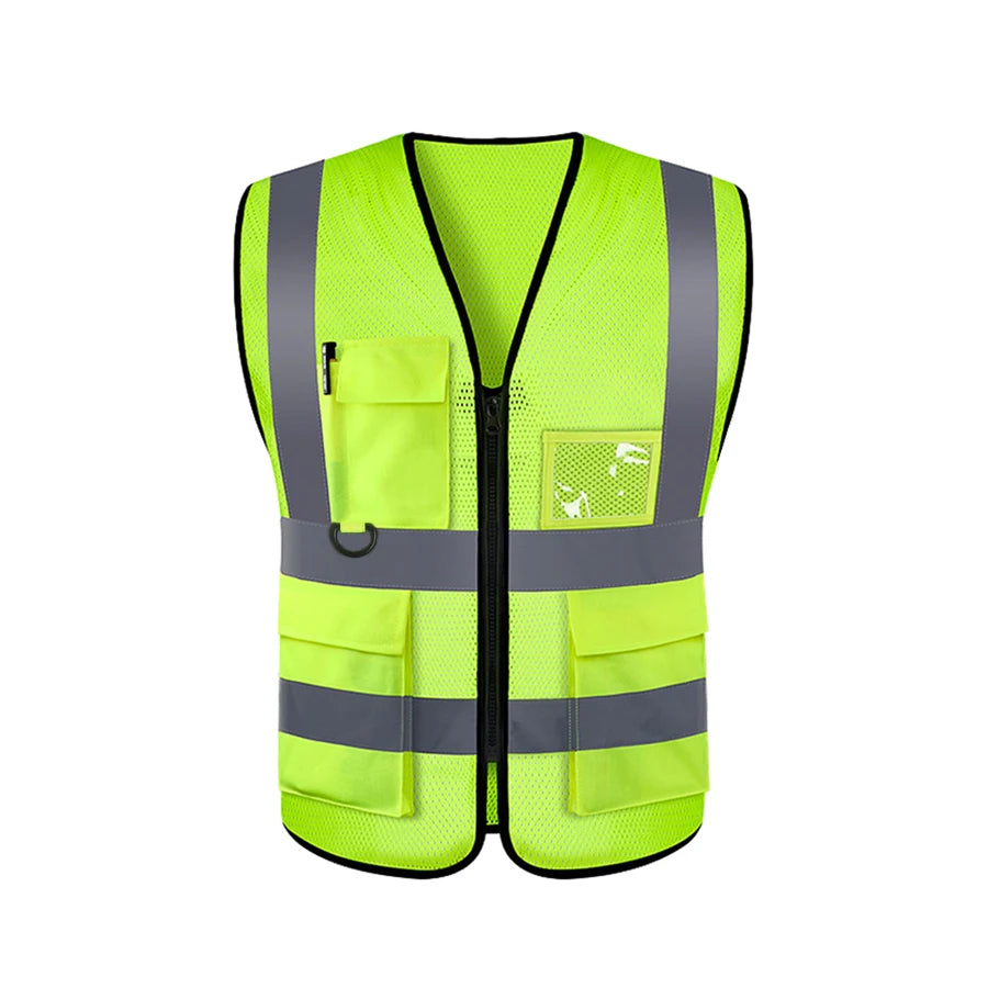 Safety High Visibility Vest Adjustable: Security Vests, Traffic Night, Outdoor