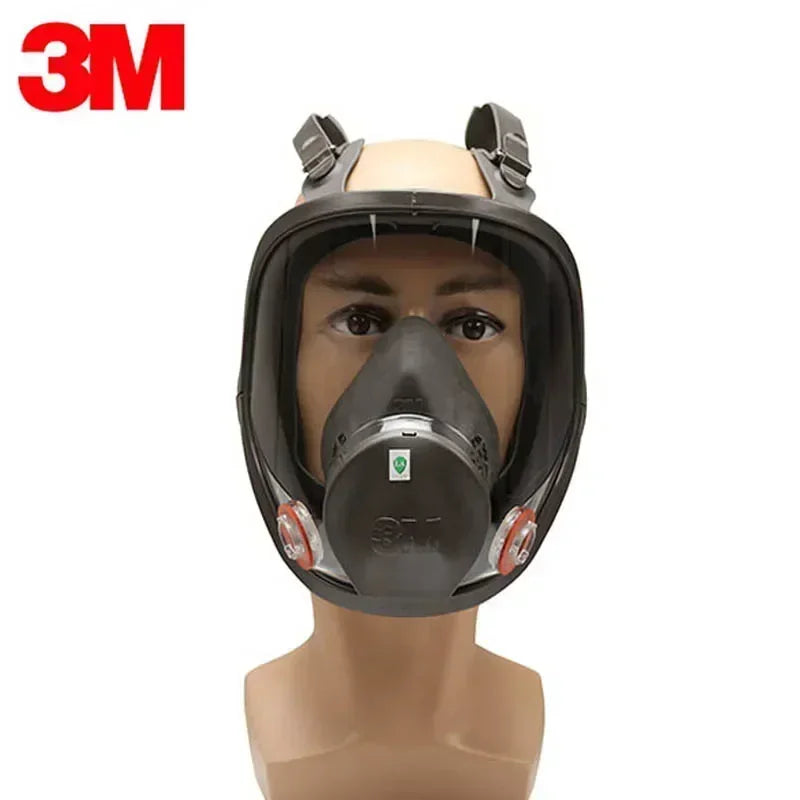 3M 6800 Respirator Full Gas Mask - Industry Chemical, Painting, Spraying, Safety Work, Filter Dust - 1 Pc