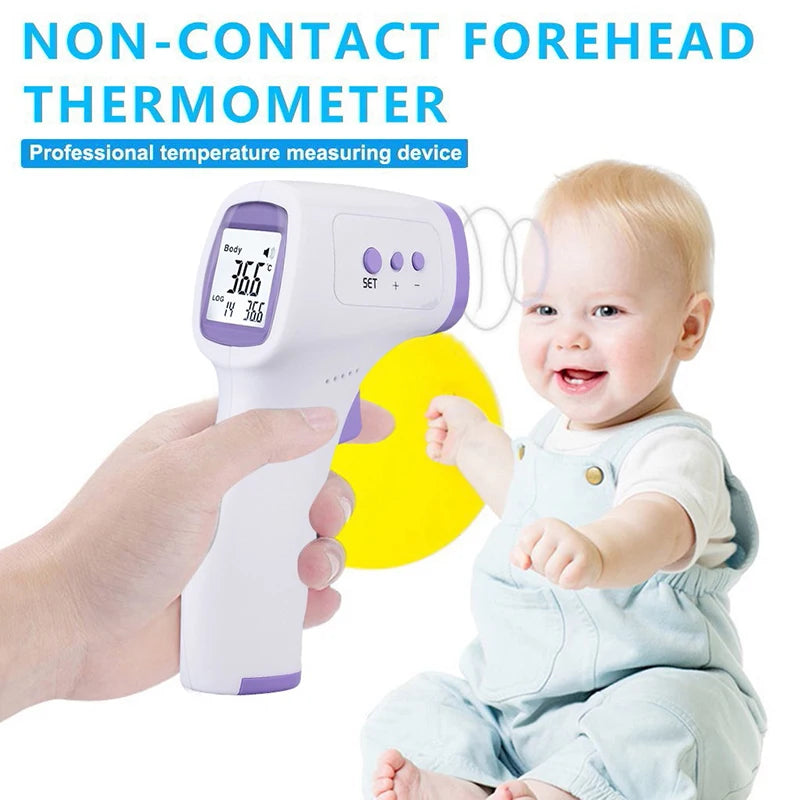 Digital Infrared Thermometer Forehead & Medical Portable Pulse Oximeter