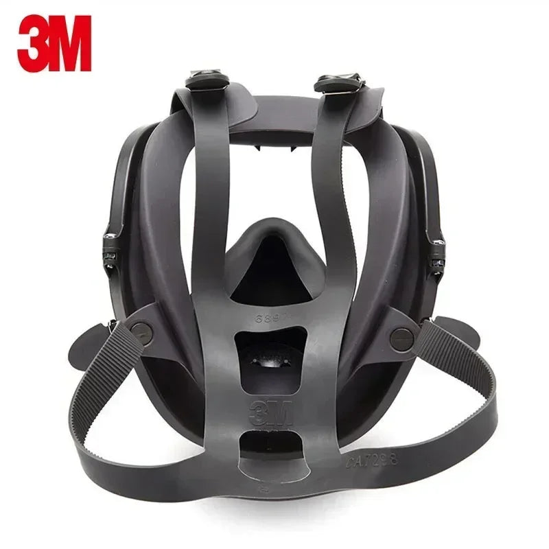 3M 6800 Respirator Full Gas Mask - Industry Chemical, Painting, Spraying, Safety Work, Filter Dust - 1 Pc