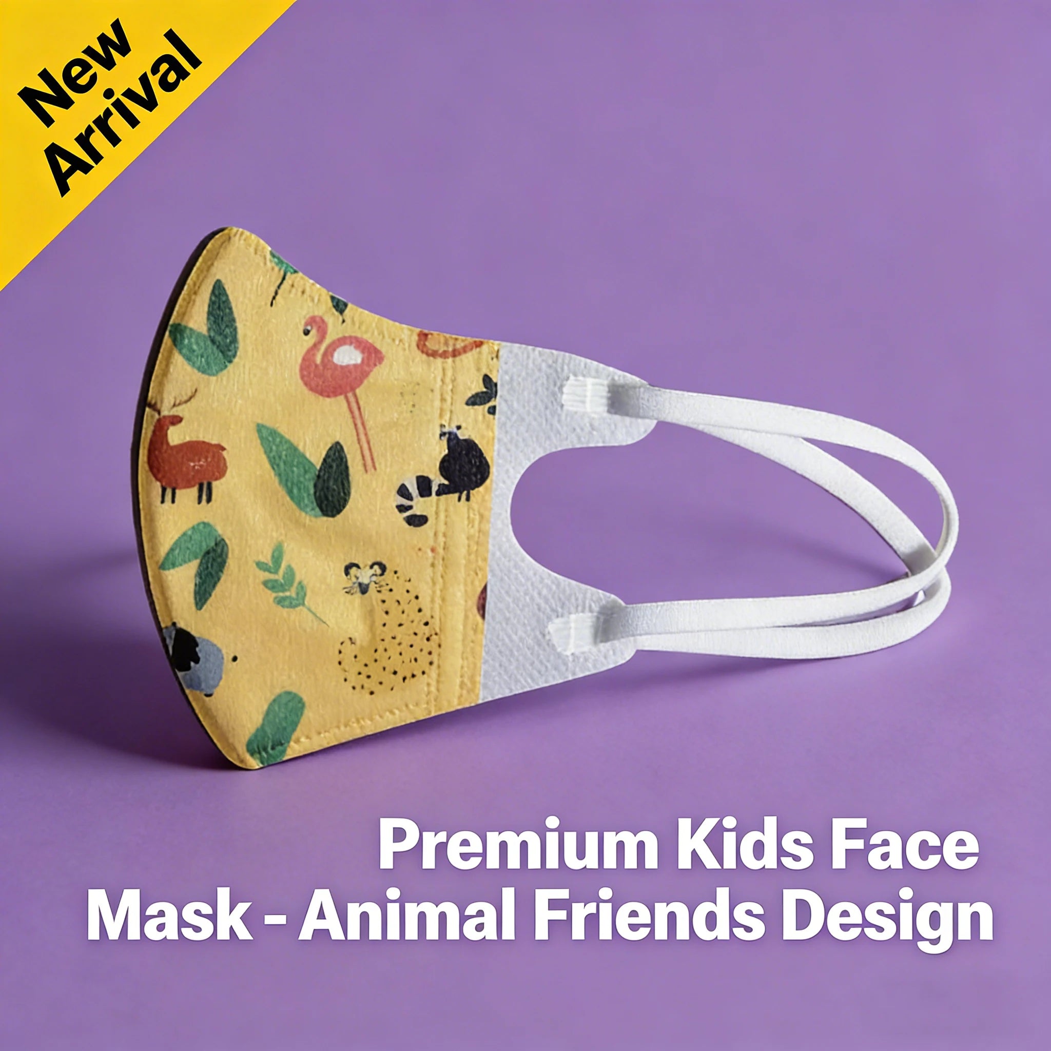 KN95 Kid Disposable Face Mask FPP2 Protective Age 3-5 & 6-12 3 Layers - 50-100 Pcs
