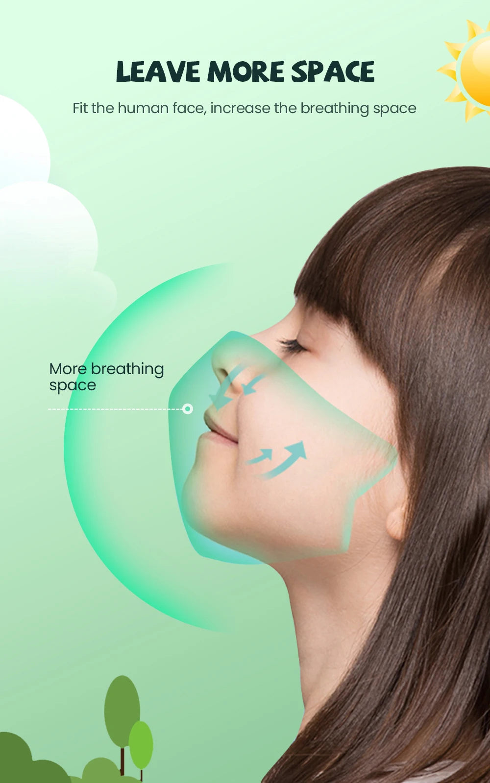 Kids KN95 Face Mask FFP2 4 Layers (Fit 6-14 Years) - 50/100/200 Pcs